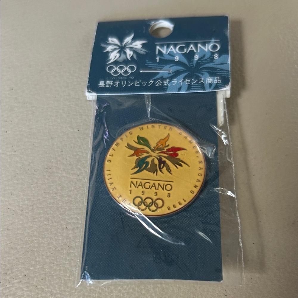 Unopened Nagano 1998 Olympic Pin